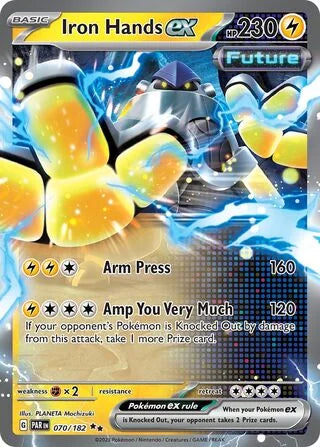 Iron Hands ex 070 Prize Pack Series Five Pokémon card