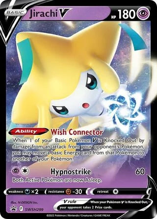 Jirachi V - SWSH299/307 - SWSH Black Star Promos