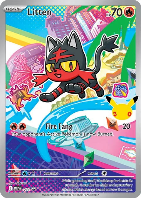 Litten MEP044 Mega Evolution Promos Pokémon card