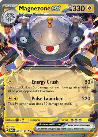 Magnezone ex 065 Prize Pack Series Three Pokémon card