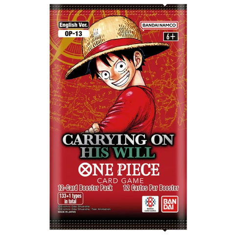 One Piece Card Game OP-13 Carrying On His Will English booster pack