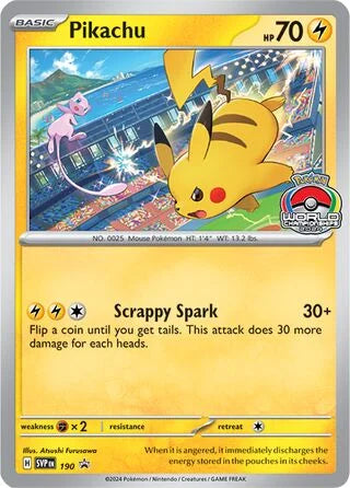 Pikachu - 190/215 - Scarlet & Violet Black Star Promos