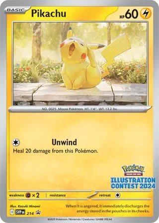 Pikachu - 214/215 - Scarlet & Violet Black Star Promos