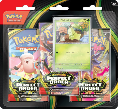 Pokemon TCG: Perfect Order - 3 Pack Blister - Chikorita