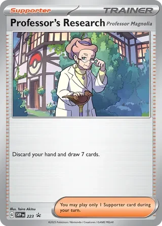 Professor's Research - 223/215 - Scarlet & Violet Black Star Promos