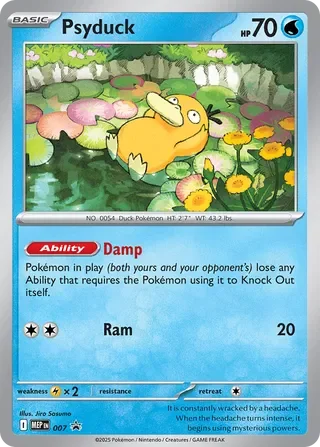 Psyduck MEP007 Mega Evolution Promos Pokémon card