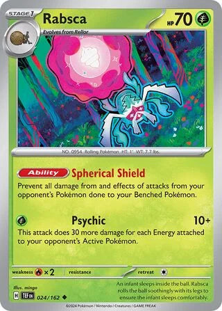 Rabsca 024 Prize Pack Series Five Pokémon card