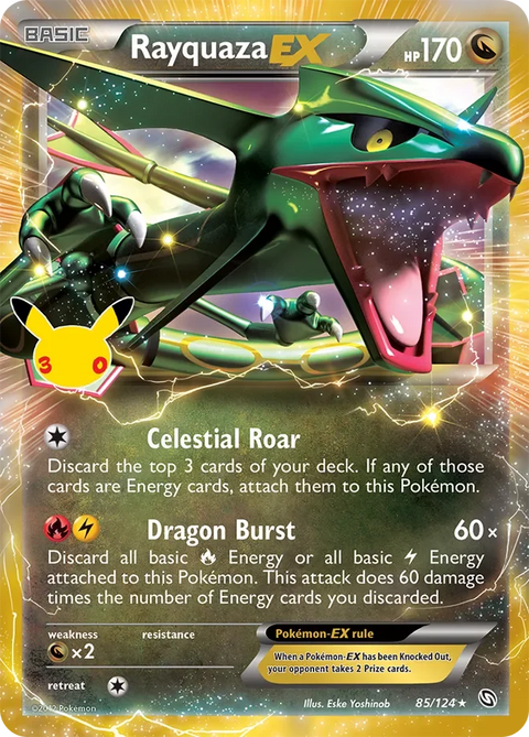 Rayquaza-EX 16 30th Celebration: Classic Collection Pokémon card