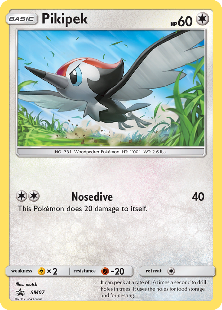 Pikipek SM07 SM Black Star Promos Pokémon card