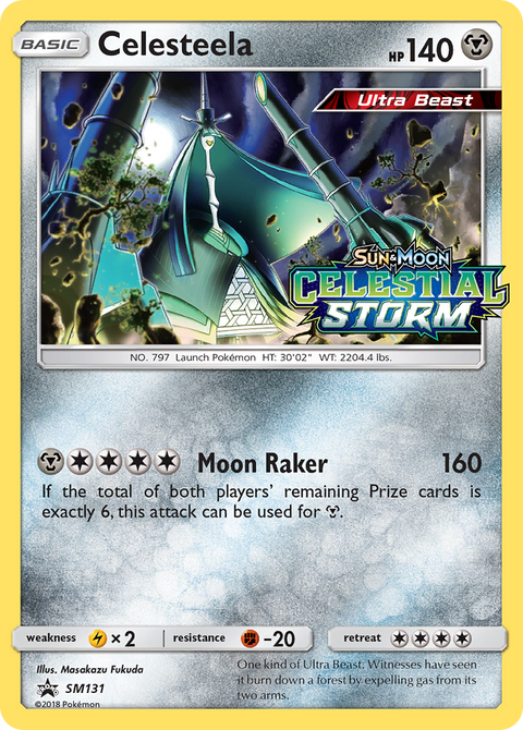 Celesteela SM131 SM Black Star Promos Pokémon card