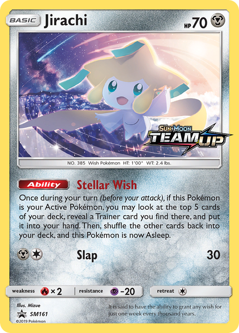 Jirachi SM161 SM Black Star Promos Pokémon card