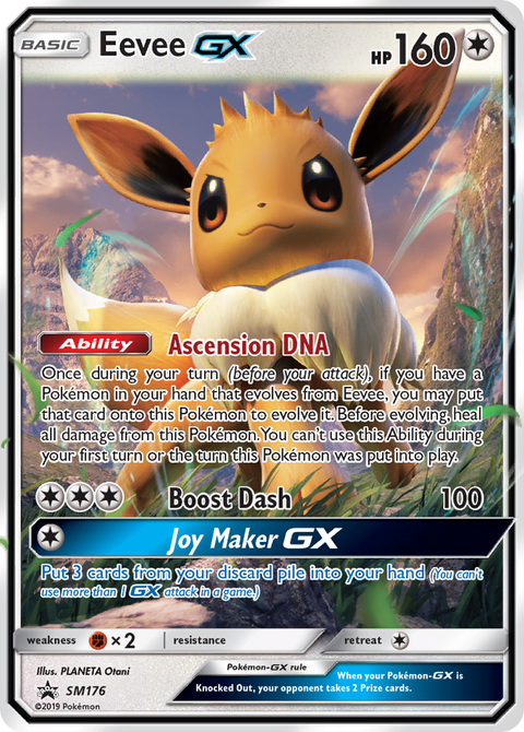 Eevee-GX SM176 SM Black Star Promos Pokémon card