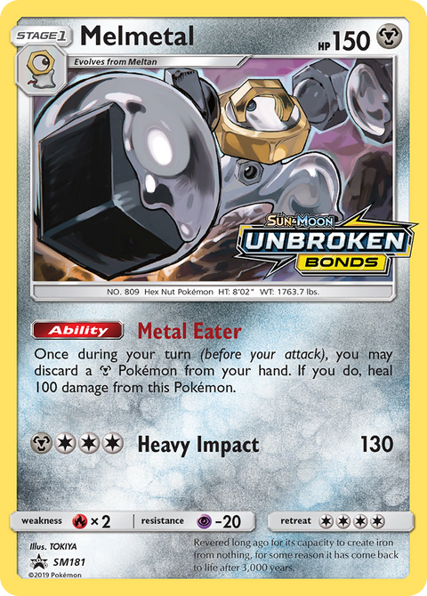Melmetal SM181 SM Black Star Promos Pokémon card
