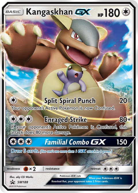 Kangaskhan-GX SM188 SM Black Star Promos Pokémon card