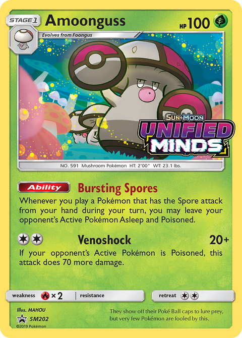 Amoonguss SM202 SM Black Star Promos Pokémon card