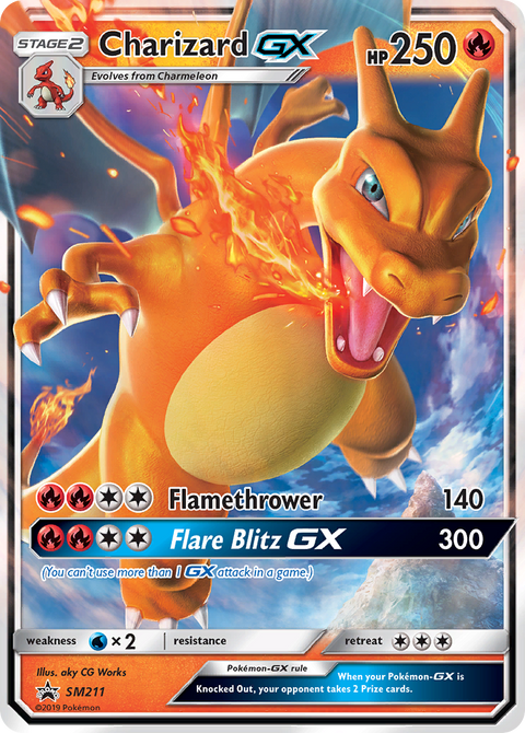 Charizard-GX SM211 SM Black Star Promos Pokémon card