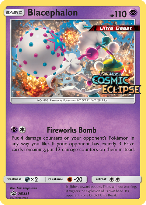 Blacephalon SM221 SM Black Star Promos Pokémon card