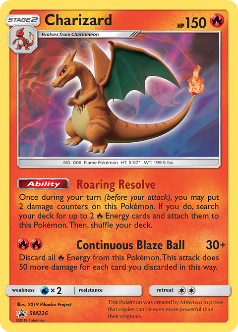 Charizard SM226 SM Black Star Promos Pokémon card