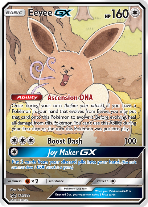 Eevee-GX SM233 SM Black Star Promos Pokémon card
