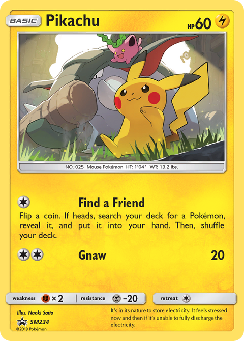 Pikachu SM234 SM Black Star Promos Pokémon card