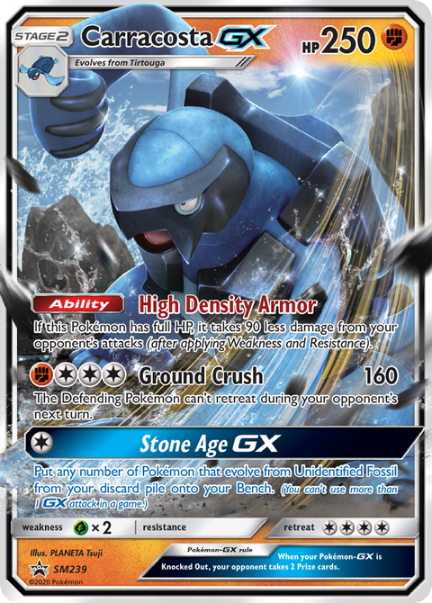 Carracosta-GX SM239 SM Black Star Promos Pokémon card