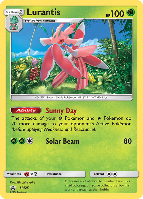Lurantis SM25 SM Black Star Promos Pokémon card