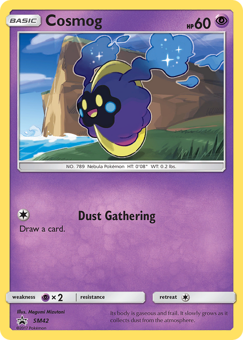 Cosmog SM42 SM Black Star Promos Pokémon card