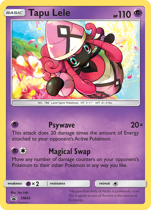Tapu Lele SM45 SM Black Star Promos Pokémon card