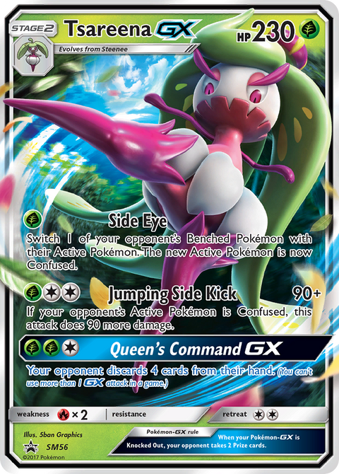 Tsareena-GX SM56 SM Black Star Promos Pokémon card