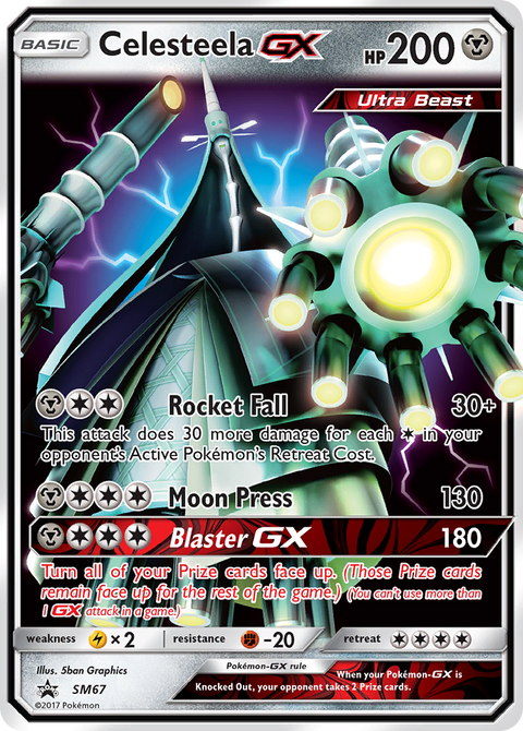 Celesteela-GX SM67 SM Black Star Promos Pokémon card
