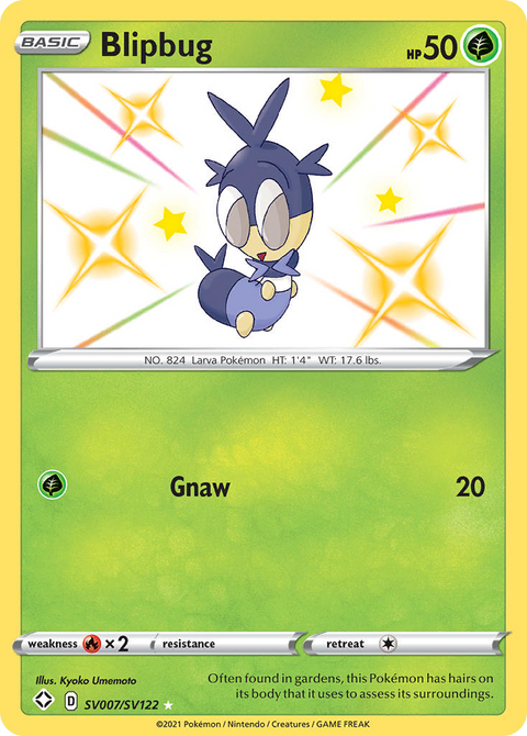 Blipbug SV007 Shining Fates Shiny Vault Pokémon card