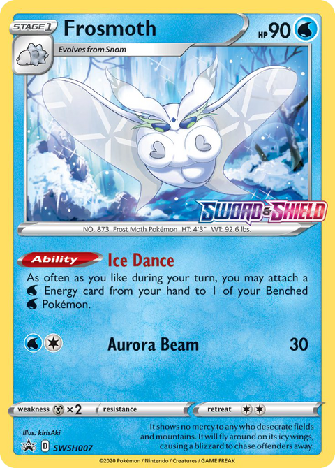 Frosmoth SWSH007 SWSH Black Star Promos Pokémon card