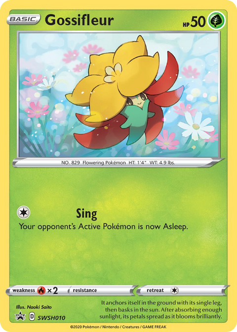 Gossifleur SWSH010 SWSH Black Star Promos Pokémon card