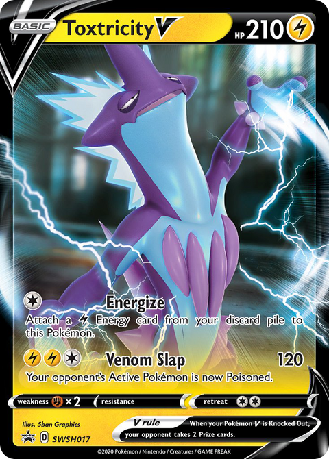 Toxtricity V SWSH017 SWSH Black Star Promos Pokémon card