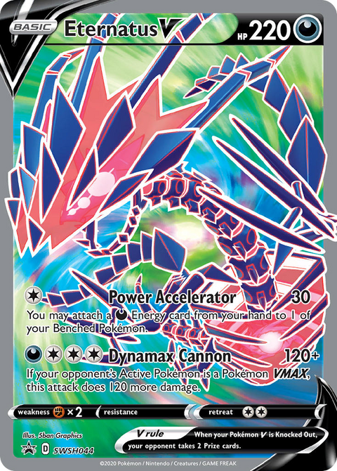 Eternatus V SWSH044 SWSH Black Star Promos Pokémon card