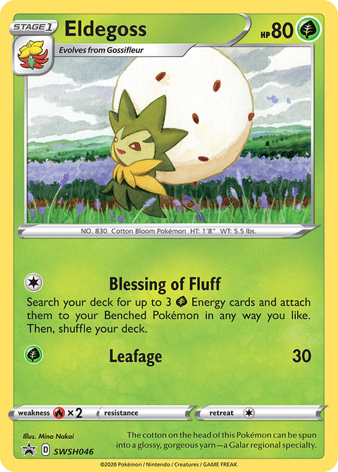 Eldegoss SWSH046 SWSH Black Star Promos Pokémon card