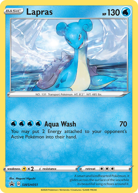 Lapras SWSH051 SWSH Black Star Promos Pokémon card