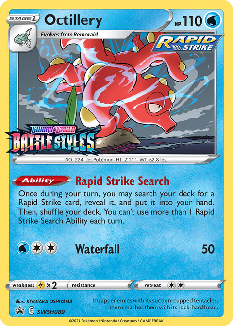 Octillery SWSH089 SWSH Black Star Promos Pokémon card