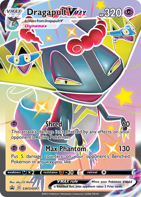 Dragapult VMAX SWSH097 SWSH Black Star Promos Pokémon card