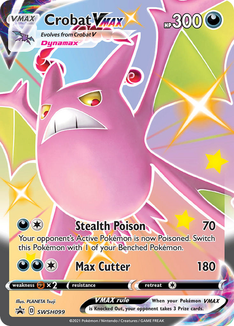 Crobat VMAX SWSH099 SWSH Black Star Promos Pokémon card