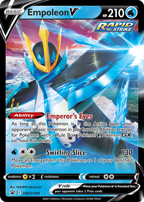 Empoleon V SWSH108 SWSH Black Star Promos Pokémon card