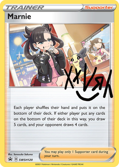 Marnie SWSH120 SWSH Black Star Promos Pokémon card