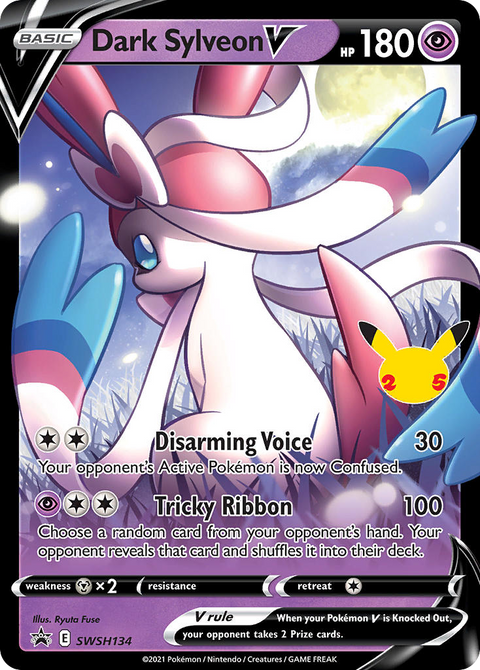 Dark Sylveon V SWSH134 SWSH Black Star Promos Pokémon card