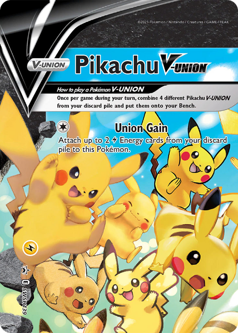 Pikachu V-UNION SWSH139 SWSH Black Star Promos Pokémon card