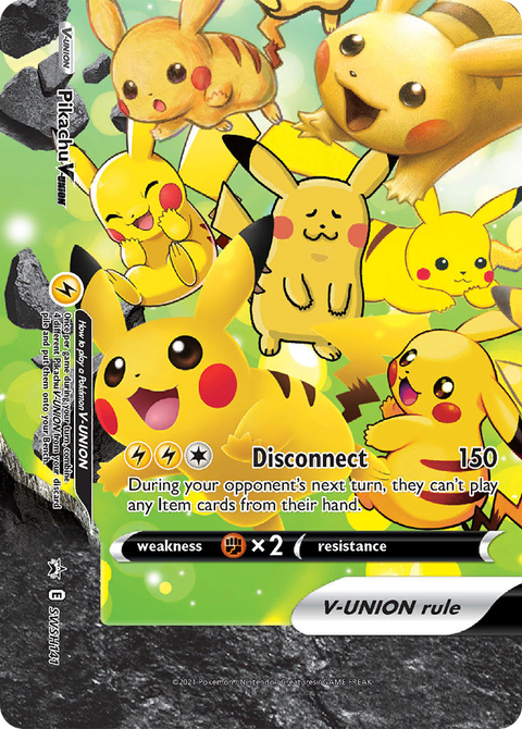 Pikachu V-UNION SWSH141 SWSH Black Star Promos Pokémon card