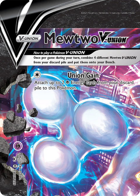 Mewtwo V-UNION SWSH159 SWSH Black Star Promos Pokémon card