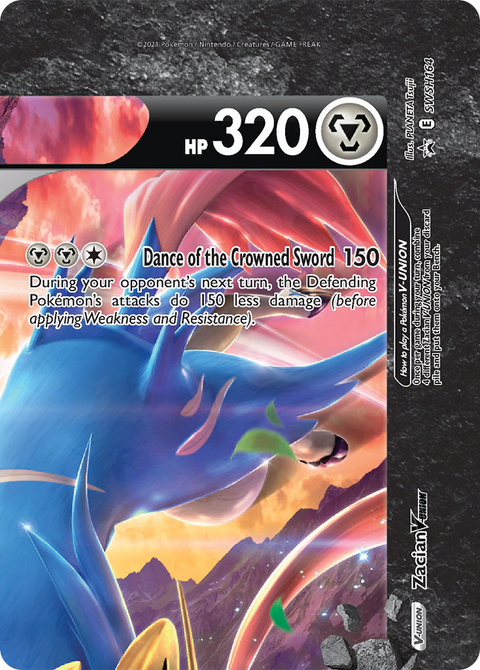 Zacian V-UNION SWSH164 SWSH Black Star Promos Pokémon card