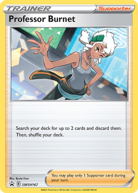 Professor Burnet SWSH167 SWSH Black Star Promos Pokémon card