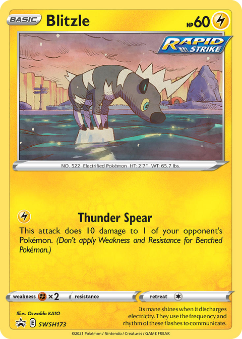 Blitzle SWSH173 SWSH Black Star Promos Pokémon card