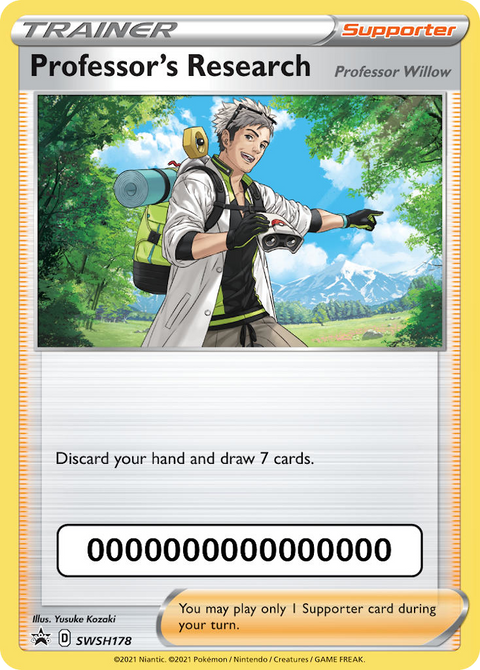 Professor's Research SWSH178 SWSH Black Star Promos Pokémon card